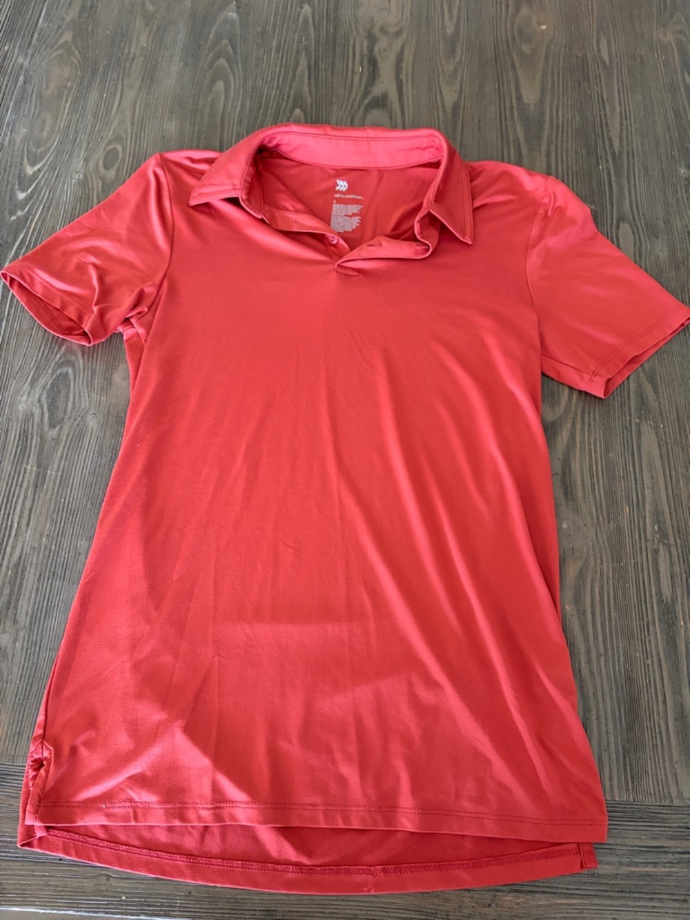 all in motion Men's Red Athletic Polo Shirt